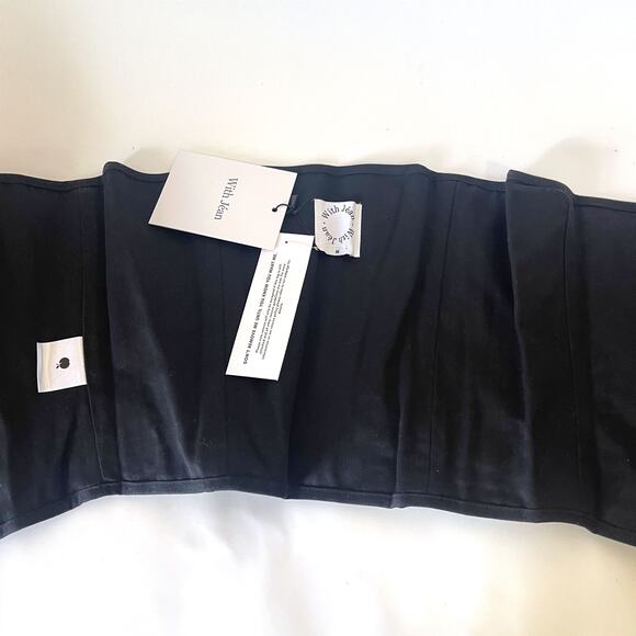 WITH JEAN NWT Fasten Corset Top in Black Size M - Picture 12 of 16